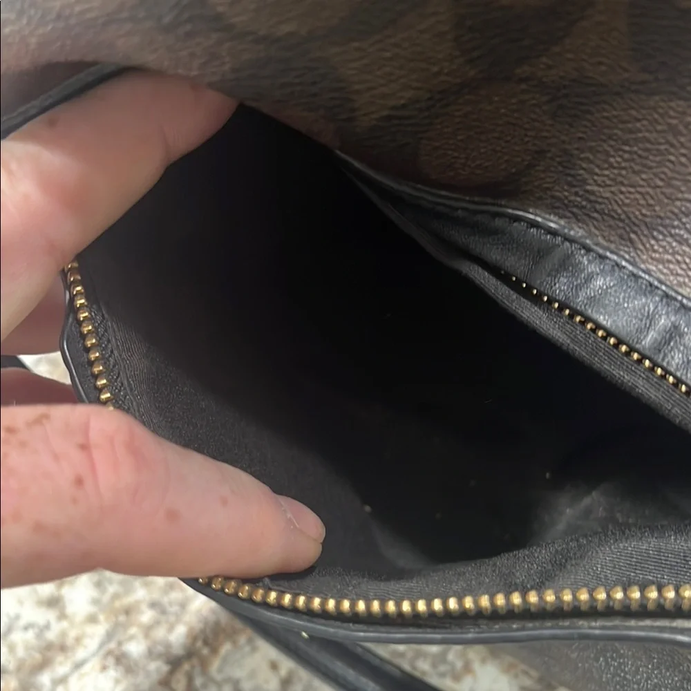 Coach Tyler Brown Black and Gold Women's tote - Picture 4 of 12